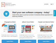 Tablet Screenshot of instantwhitelabel.com
